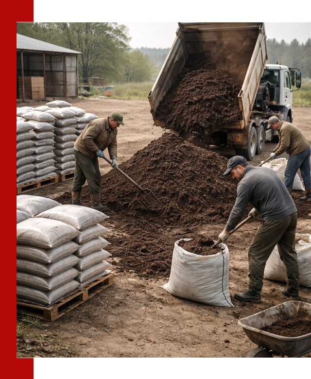 Доставка компоста оптом и в розницу в Шебекине