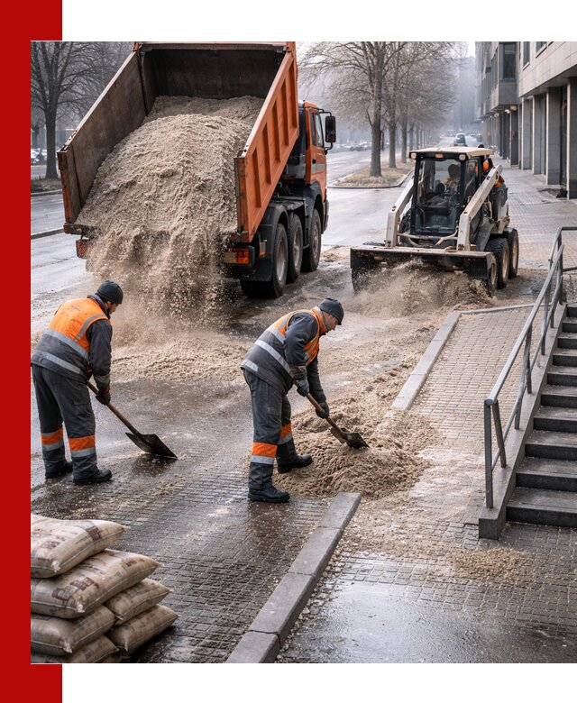 Поставка противогололедных материалов в Шебекине