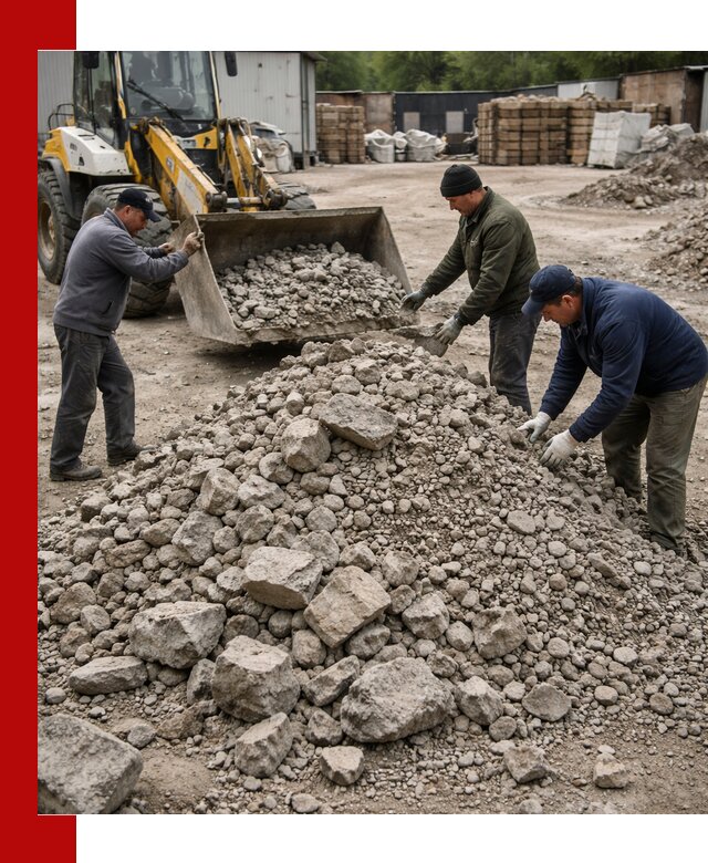Демонтаж и вывоз бой бетона в Шебекине