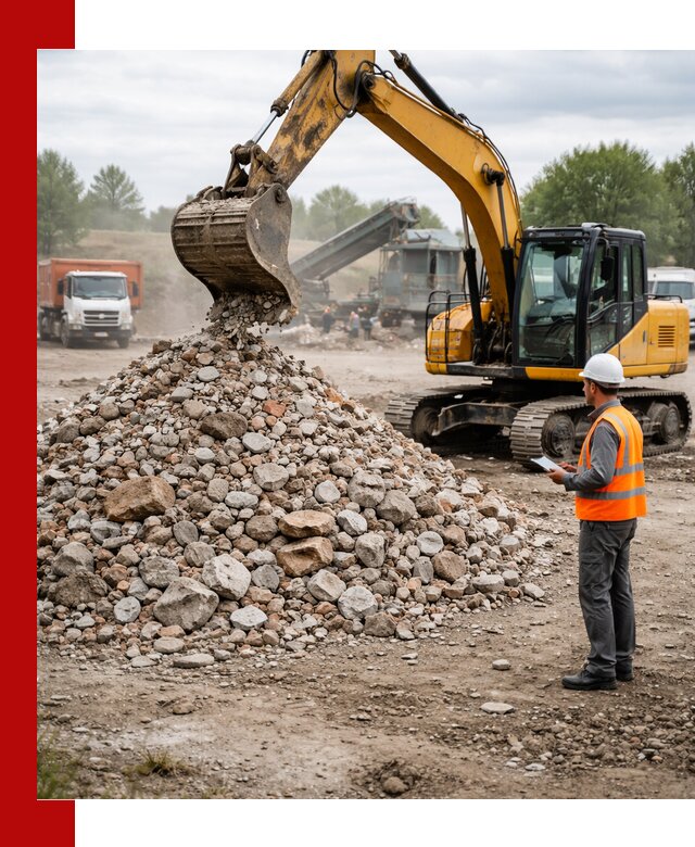 Доставка и вывоз строительного боя в Шебекине