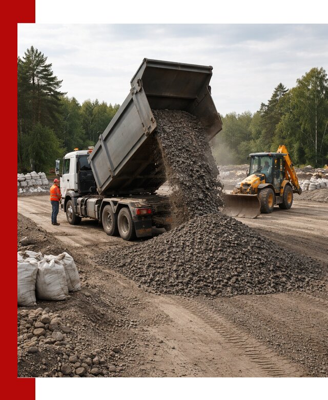 Доставка дробленого асфальта в Шебекине для дорожных работ