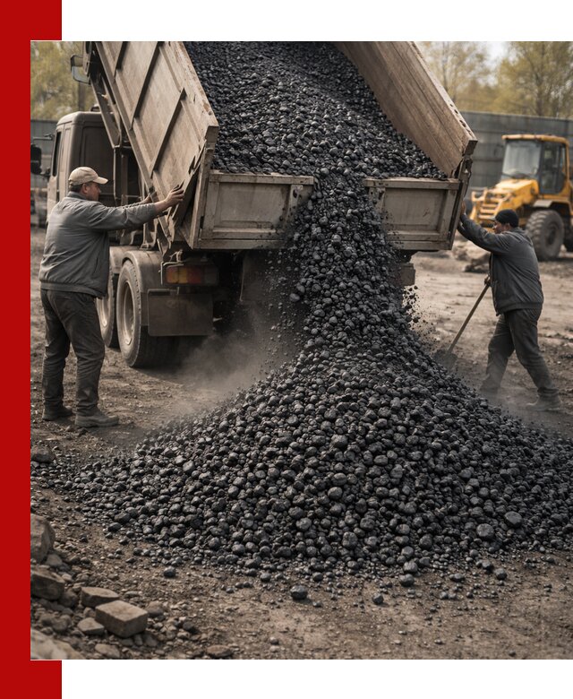 Доставка угля семечка самосвалами в Шебекине