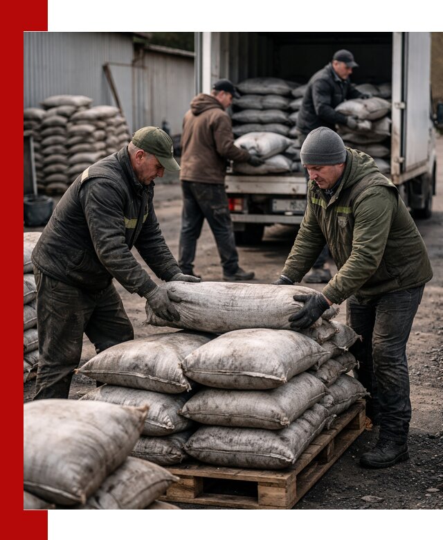 Доставка угля в мешках по выгодным ценам в Шебекине