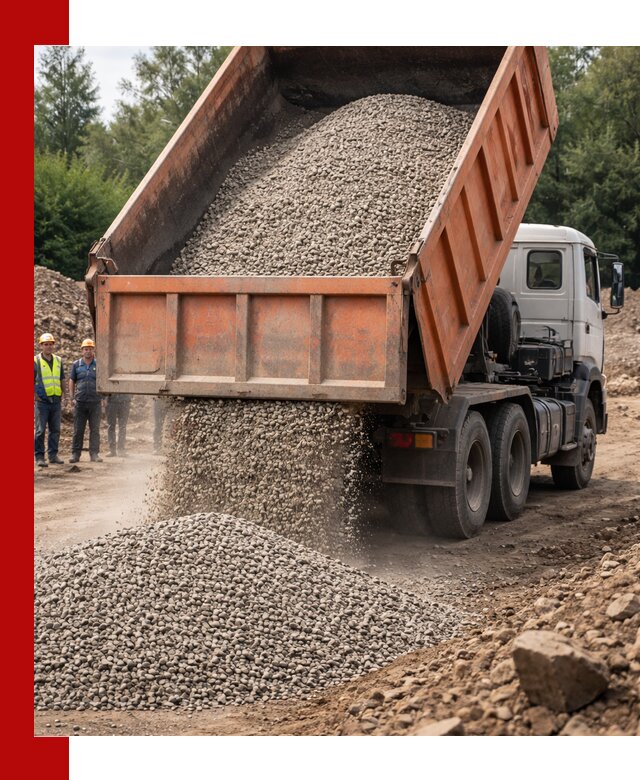 Доставка сыпучих материалов самосвалом в Шебекине быстро и надежно