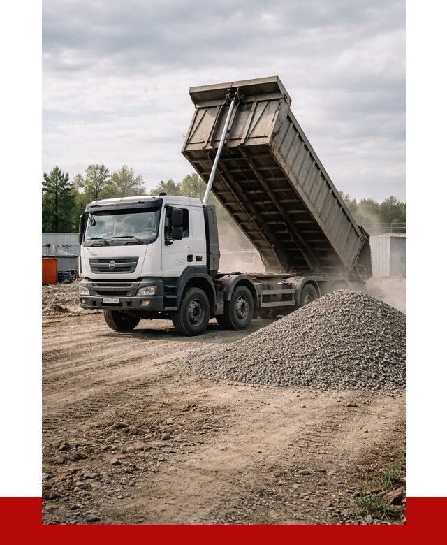 Доставка самосвалом 40 кубов в Шебекине от 9163 р. | ПРОНЕРУДШбк