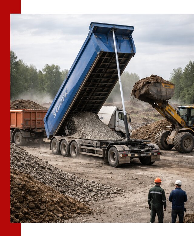 Аренда тонар 40 тонн в Шебекине с доставкой материалов