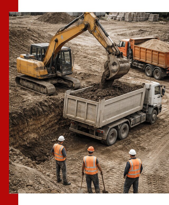 Разработка грунта для строительства и благоустройства в Шебекине