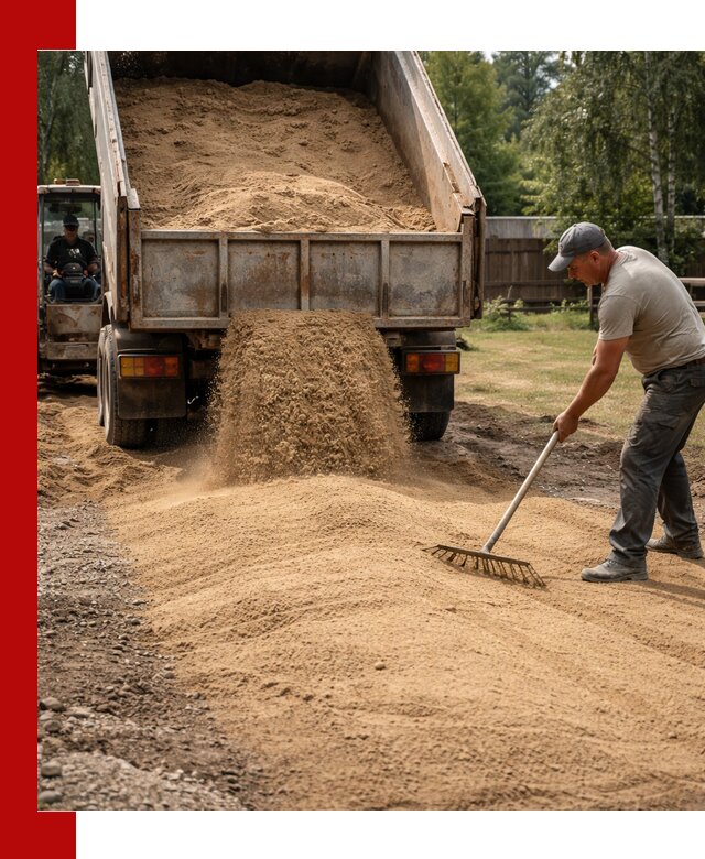 Отсыпка участка песком в Шебекине быстро и качественно