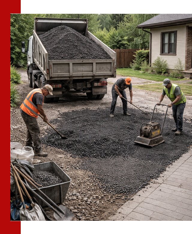 Асфальтовая крошка для двора с доставкой в Шебекине